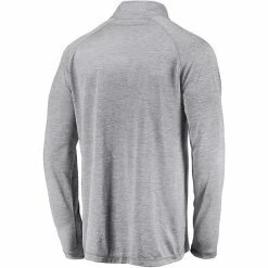 Men's Fanatics Branded Gray San Diego Padres Primary Logo Quarter-Zip Raglan Jacket -Metaverse shop unnamed file 25454