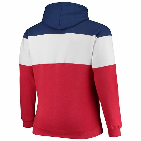 Men's Fanatics Branded Royal/Red Philadelphia 76ers Big & Tall Colorblock Wordmark Pullover Hoodie Men's Fanatics Branded Royal/Red Philadelphia 76ers Big & Tall Colorblock Wordmark Pullover Hoodie -Metaverse shop unnamed file 25528