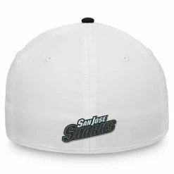Men's Fanatics Branded Black/White San Jose Sharks Prep Squad Flex Hat -Metaverse shop unnamed file 25536