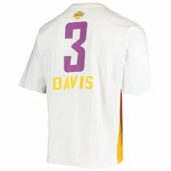 Men's Fanatics Branded Anthony Davis White Los Angeles Lakers Yoke T-Shirt -Metaverse shop unnamed file 25548