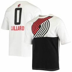 Men's Fanatics Branded Damian Lillard White Portland Trail Blazers Yoke T-Shirt -Metaverse shop unnamed file 25550