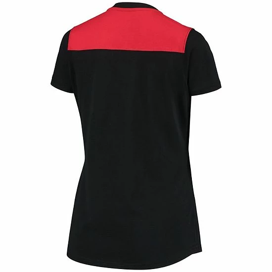 Women's Fanatics Branded Black New Jersey Devils Iconic V-Neck T-Shirt 6 Women's Fanatics Branded Black New Jersey Devils Iconic V-Neck T-Shirt - Image 4