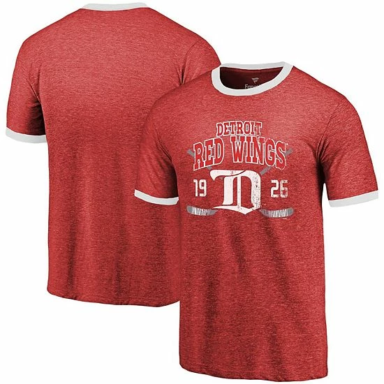 Fanatics Men's Majestic Threads Red Detroit Red Wings Buzzer Beater Tri-Blend Ringer T-Shirt Fanatics Men's Majestic Threads Red Detroit Red Wings Buzzer Beater Tri-Blend Ringer T-Shirt -Metaverse shop unnamed file 25561