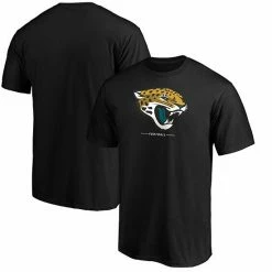 Men's Fanatics Branded Black Jacksonville Jaguars Team Lockup Logo T-Shirt