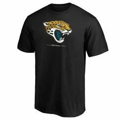 Alternative view of Men's Fanatics Branded Black Jacksonville Jaguars Team Lockup Logo T-Shirt