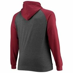Men's Fanatics Branded Burgundy/Heathered Charcoal Washington Football Team Big & Tall Lightweight Raglan Pullover Hoodie 5 Men's Fanatics Branded Burgundy/Heathered Charcoal Washington Football Team Big & Tall Lightweight Raglan Pullover Hoodie -Metaverse shop unnamed file 256