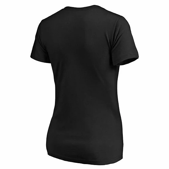 Women's Fanatics Branded Black Philadelphia Flyers Authentic Pro Core Collection Prime V-Neck T-Shirt 5 Women's Fanatics Branded Black Philadelphia Flyers Authentic Pro Core Collection Prime V-Neck T-Shirt - Image 3