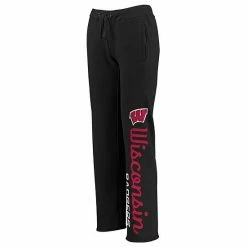 Fanatics Women's Black Wisconsin Badgers Cozy Fleece Sweatpants