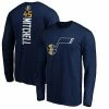 Men's Fanatics Branded Donovan Mitchell Navy Utah Jazz Team Playmaker Name & Number Long Sleeve T-Shirt -Metaverse shop unnamed file 25623