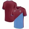 Men's Fanatics Branded Burgundy/Sky Blue Colorado Rapids Striker V-Neck T-Shirt -Metaverse shop unnamed file 25690