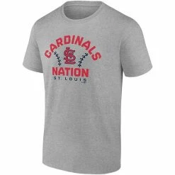 Men's Fanatics Branded Gray St. Louis Cardinals Iconic Go For Two T-Shirt 4 Men's Fanatics Branded Gray St. Louis Cardinals Iconic Go For Two T-Shirt -Metaverse shop unnamed file 25698