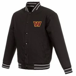 Men's Fanatics Branded Black Washington Commanders Full-Snap Jacket 4 Men's Fanatics Branded Black Washington Commanders Full-Snap Jacket -Metaverse shop unnamed file 25702