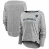 Women's Fanatics Branded Heathered Gray Sporting Kansas City Long Sleeve Fashion Top 1 Women's Fanatics Branded Heathered Gray Sporting Kansas City Long Sleeve Fashion Top -Metaverse shop unnamed file 25704