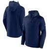 Men's Fanatics Branded Heather Navy Florida Panthers Authentic Pro Road Tech Full-Zip Hoodie Jacket -Metaverse shop unnamed file 25732