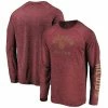 Men's Fanatics Branded Garnet Atlanta United FC Space Dye Line Up Hand Ball Raglan Long Sleeve T-Shirt -Metaverse shop unnamed file 25880