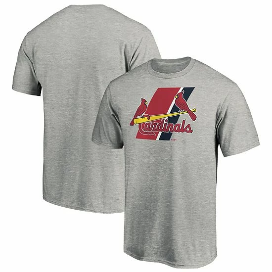 Men's Fanatics Branded Heathered Gray St. Louis Cardinals Prep Squad T-Shirt Men's Fanatics Branded Heathered Gray St. Louis Cardinals Prep Squad T-Shirt -Metaverse shop unnamed file 25889