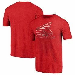 Men's Fanatics Branded Heathered Red Chicago White Sox Sport Resort T-Shirt -Metaverse shop unnamed file 25894