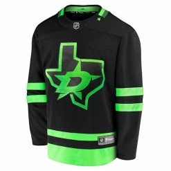 Men's Fanatics Branded Black Dallas Stars 2020/21 Alternate Premier Breakaway Jersey -Metaverse shop unnamed file 25940
