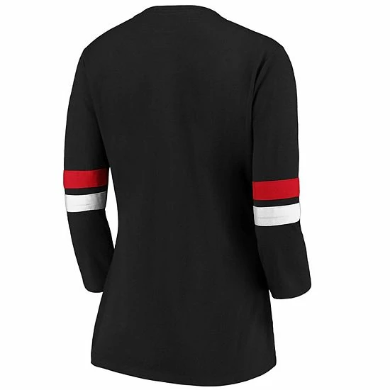 Women's Fanatics Branded Black Portland Trail Blazers Iconic Prolific Modern 3/4-Sleeve T-Shirt Women's Fanatics Branded Black Portland Trail Blazers Iconic Prolific Modern 3/4-Sleeve T-Shirt -Metaverse shop unnamed file 25945
