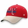 Men's Fanatics Branded Red/Natural Washington Capitals True Classics Structured Flex Hat -Metaverse shop unnamed file 25950