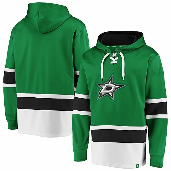 Men's Fanatics Branded Kelly Green Dallas Stars Iconic Power Play Lace-Up Pullover Hoodie Men's Fanatics Branded Kelly Green Dallas Stars Iconic Power Play Lace-Up Pullover Hoodie -Metaverse shop unnamed file 25964
