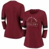 Women's Fanatics Branded Wine Cleveland Cavaliers Iconic Prolific Modern 3/4-Sleeve T-Shirt