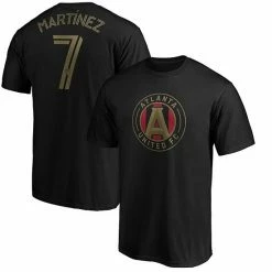Men's Fanatics Branded Josef Martinez Black Atlanta United FC Authentic Stack Name & Number T-Shirt -Metaverse shop unnamed file 26028