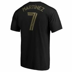 Men's Fanatics Branded Josef Martinez Black Atlanta United FC Authentic Stack Name & Number T-Shirt -Metaverse shop unnamed file 26030