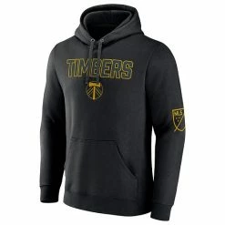 Men's Fanatics Branded Black Portland Timbers Classic Move Pullover Hoodie -Metaverse shop unnamed file 26080