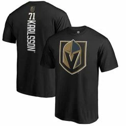Men's Fanatics Branded William Karlsson Black Vegas Golden Knights Backer Name & Number T-Shirt -Metaverse shop unnamed file 26087