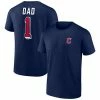 Men's Fanatics Branded Navy Cleveland Guardians Number One Dad T-Shirt -Metaverse shop unnamed file 26110