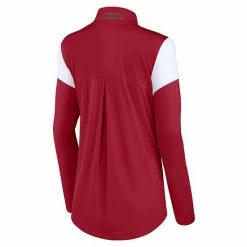 Women's Fanatics Branded Red/White Tampa Bay Buccaneers Block Party Team Authentic Quarter-Zip Jacket -Metaverse shop unnamed file 26222