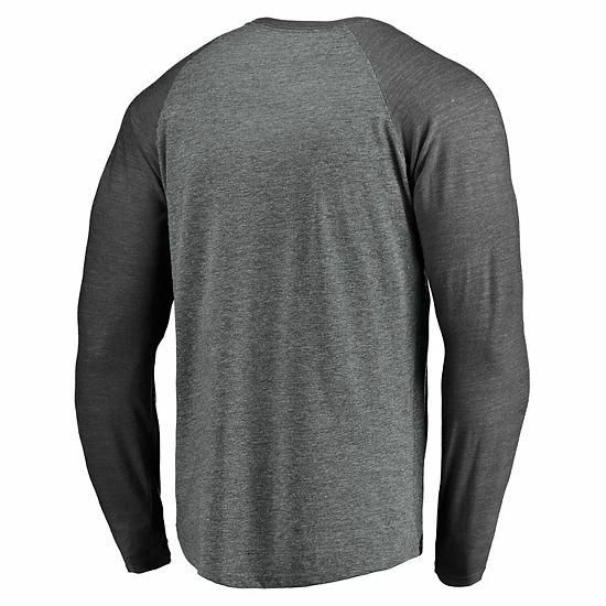 Men's Fanatics Branded Heathered Gray/Heathered Charcoal Las Vegas Raiders Vintage On The Ropes Raglan Tri-Blend Long Sleeve T-Shirt Men's Fanatics Branded Heathered Gray/Heathered Charcoal Las Vegas Raiders Vintage On The Ropes Raglan Tri-Blend Long Sleeve T-Shirt -Metaverse shop unnamed file 26251
