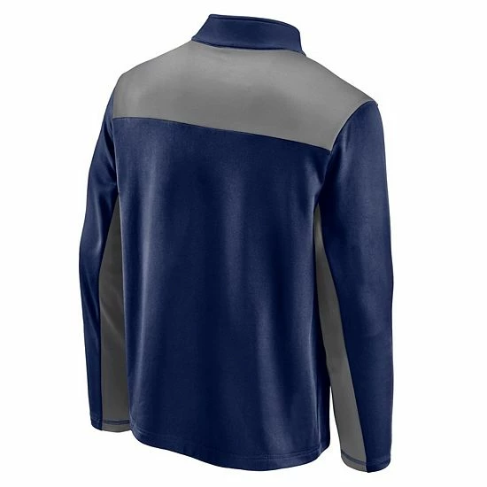 Men's Fanatics Branded Navy/Gray New Orleans Pelicans Primary Logo Fleece Quarter-Zip Jacket Men's Fanatics Branded Navy/Gray New Orleans Pelicans Primary Logo Fleece Quarter-Zip Jacket -Metaverse shop unnamed file 26277