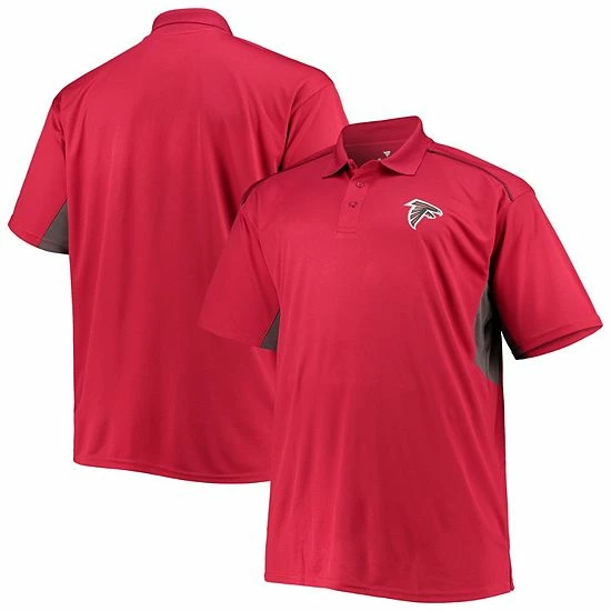 Men's Fanatics Branded Red/Charcoal Atlanta Falcons Big & Tall Polo Men's Fanatics Branded Red/Charcoal Atlanta Falcons Big & Tall Polo -Metaverse shop unnamed file 26291