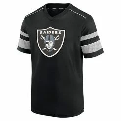 Men's Fanatics Branded Black Las Vegas Raiders Textured Hashmark V-Neck T-Shirt 3 Men's Fanatics Branded Black Las Vegas Raiders Textured Hashmark V-Neck T-Shirt -Metaverse shop unnamed file 26308