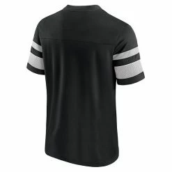 Men's Fanatics Branded Black Las Vegas Raiders Textured Hashmark V-Neck T-Shirt 4 Men's Fanatics Branded Black Las Vegas Raiders Textured Hashmark V-Neck T-Shirt -Metaverse shop unnamed file 26309