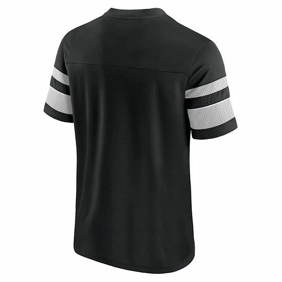 Men's Fanatics Branded Black Las Vegas Raiders Textured Hashmark V-Neck T-Shirt Men's Fanatics Branded Black Las Vegas Raiders Textured Hashmark V-Neck T-Shirt -Metaverse shop unnamed file 26309