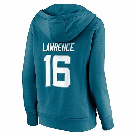 Women's Fanatics Branded Trevor Lawrence Teal Jacksonville Jaguars Player Icon Name & Number Pullover Hoodie Women's Fanatics Branded Trevor Lawrence Teal Jacksonville Jaguars Player Icon Name & Number Pullover Hoodie -Metaverse shop unnamed file 26316