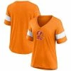 Women's Fanatics Branded Heathered Orange Tampa Bay Buccaneers Throwback Logo Tri-Blend Striped V-Neck T-Shirt 1 Women's Fanatics Branded Heathered Orange Tampa Bay Buccaneers Throwback Logo Tri-Blend Striped V-Neck T-Shirt -Metaverse shop unnamed file 26337