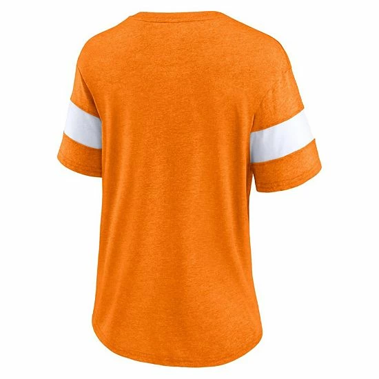 Women's Fanatics Branded Heathered Orange Tampa Bay Buccaneers Throwback Logo Tri-Blend Striped V-Neck T-Shirt Women's Fanatics Branded Heathered Orange Tampa Bay Buccaneers Throwback Logo Tri-Blend Striped V-Neck T-Shirt -Metaverse shop unnamed file 26340