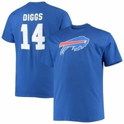 Men's Fanatics Branded Stefon Diggs Royal Buffalo Bills Big & Tall Player Name & Number T-Shirt -Metaverse shop unnamed file 26342