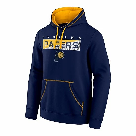 Men's Fanatics Indiana Pacers Fleece Hoodie 3 Men's Fanatics Indiana Pacers Fleece Hoodie