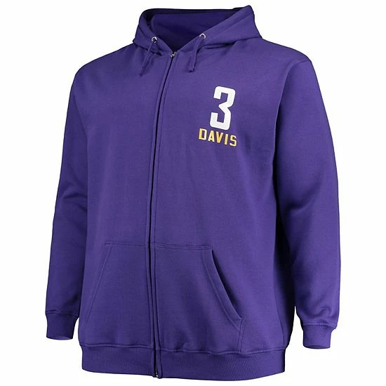 Men's Fanatics Branded Anthony Davis Purple Los Angeles Lakers Big & Tall Player Name & Number Full-Zip Hoodie Jacket Men's Fanatics Branded Anthony Davis Purple Los Angeles Lakers Big & Tall Player Name & Number Full-Zip Hoodie Jacket -Metaverse shop unnamed file 26390