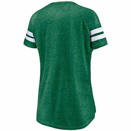 Women's Fanatics Branded Heathered Kelly Green/White Chicago Blackhawks St. Patrick's Day Celtic Crew Tri-Blend Notch Neck T-Shirt Women's Fanatics Branded Heathered Kelly Green/White Chicago Blackhawks St. Patrick's Day Celtic Crew Tri-Blend Notch Neck T-Shirt -Metaverse shop unnamed file 26418