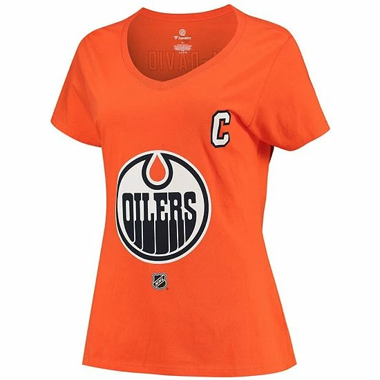 Women's Fanatics Branded Connor McDavid Orange Edmonton Oilers Name and Number V-Neck T-Shirt Women's Fanatics Branded Connor McDavid Orange Edmonton Oilers Name And Number V-Neck T-Shirt -Metaverse shop unnamed file 26421