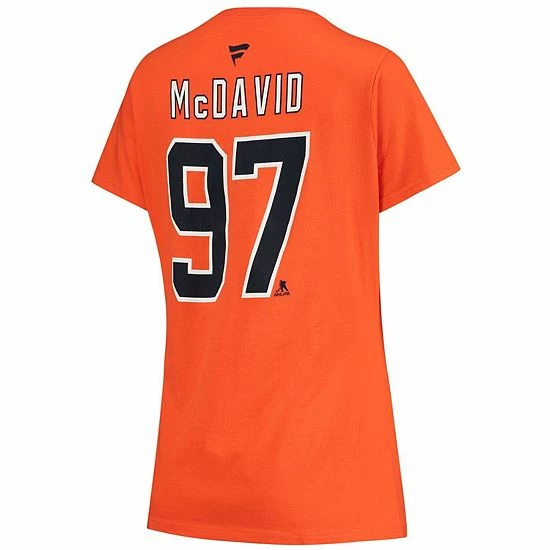 Women's Fanatics Branded Connor McDavid Orange Edmonton Oilers Name and Number V-Neck T-Shirt Women's Fanatics Branded Connor McDavid Orange Edmonton Oilers Name And Number V-Neck T-Shirt -Metaverse shop unnamed file 26422