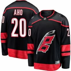Men's Fanatics Branded Sebastian Aho Black Carolina Hurricanes Alternate Premier Breakaway Player Jersey -Metaverse shop unnamed file 26424
