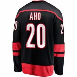 Men's Fanatics Branded Sebastian Aho Black Carolina Hurricanes Alternate Premier Breakaway Player Jersey -Metaverse shop unnamed file 26426