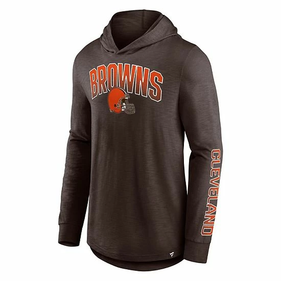 Men's Fanatics Branded Brown Cleveland Browns Front Runner Pullover Hoodie Men's Fanatics Branded Brown Cleveland Browns Front Runner Pullover Hoodie -Metaverse shop unnamed file 2645